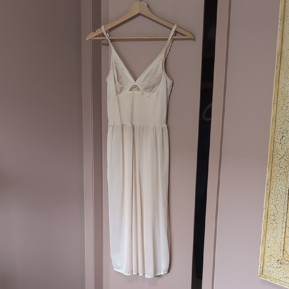 Warner's Cream Slip Dress